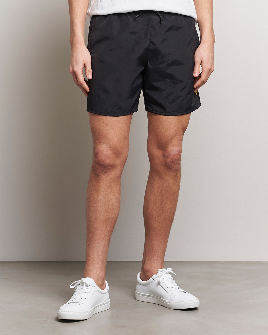 Men | Lyle & Scott | Lyle & Scott | Plain Swimshorts Jet Black