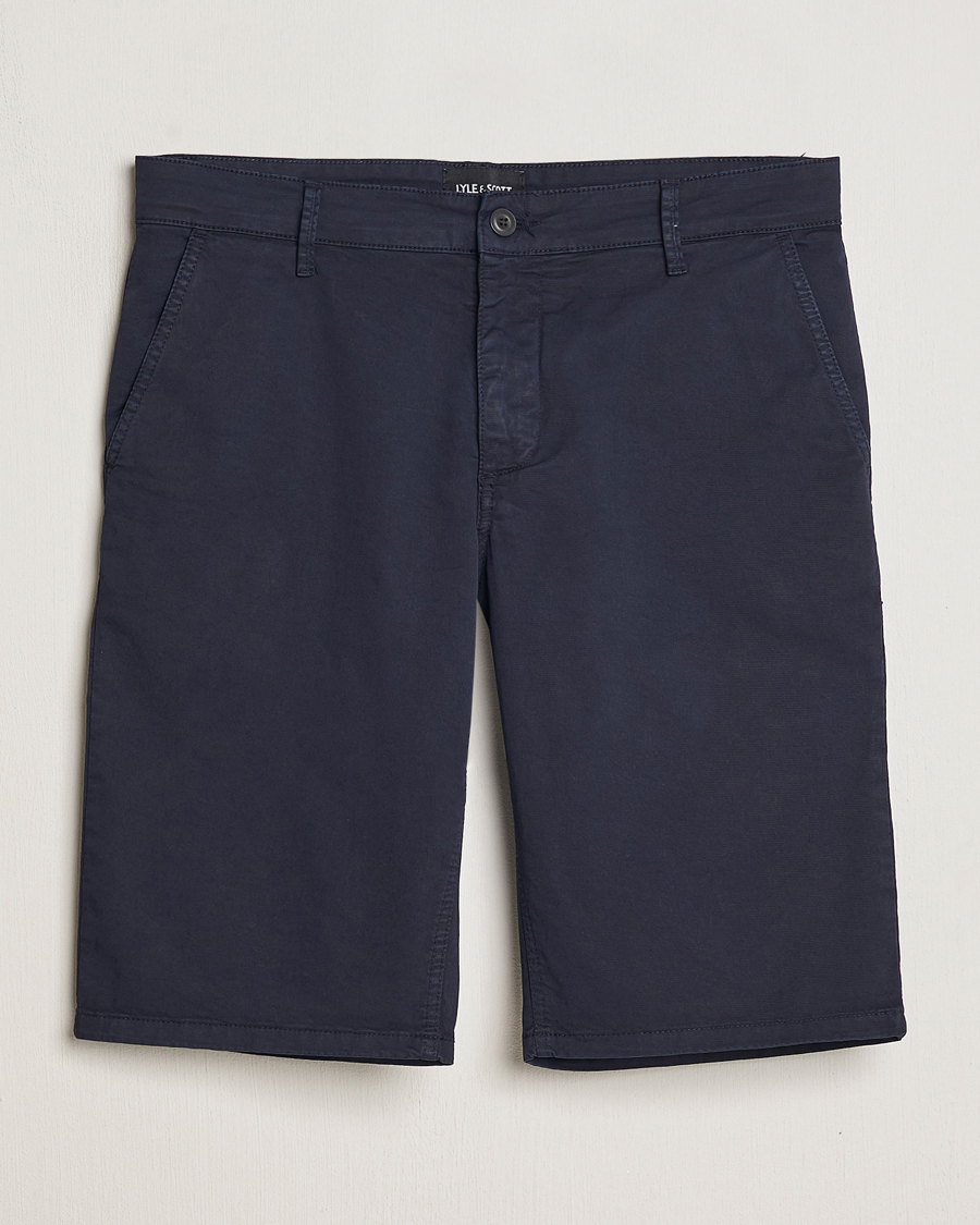 Heren | Korte broek | Lyle & Scott | Chinos Shorts Dark Navy