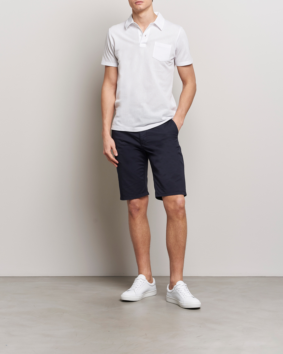 Heren | Korte broek | Lyle & Scott | Chinos Shorts Dark Navy