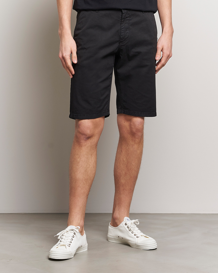 Heren | Chino-shorts | Lyle & Scott | Chinos Shorts Jet Black