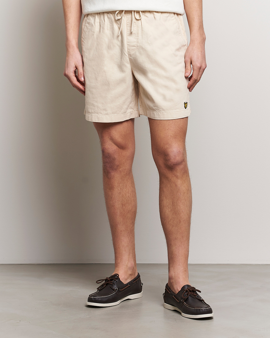 Heren | Kleding | Lyle & Scott | Linen Drawstring Shorts Cove