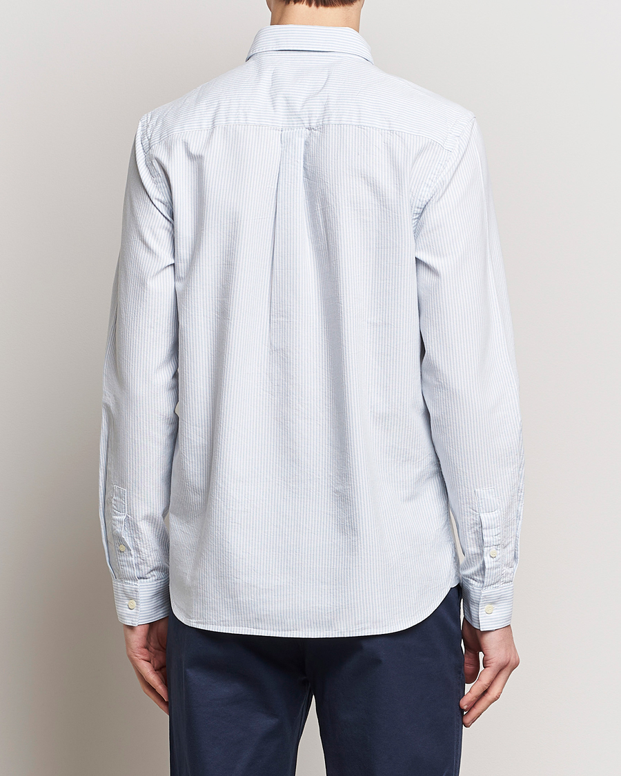 Heren | Overhemden | Lyle & Scott | Lightweight Oxford Striped Shirt Blue/White