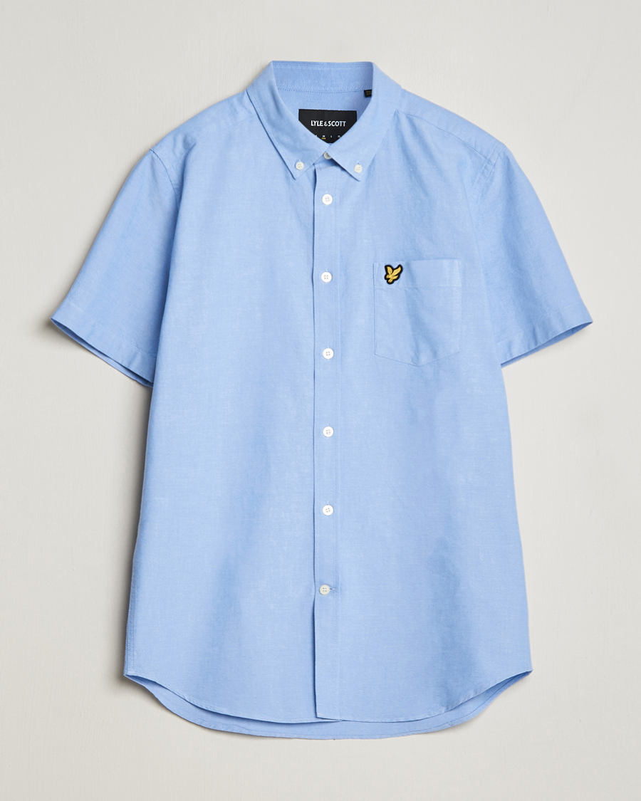 Heren | Overhemden | Lyle & Scott | Lightweight Oxford Short Sleeve Shirt Riviera
