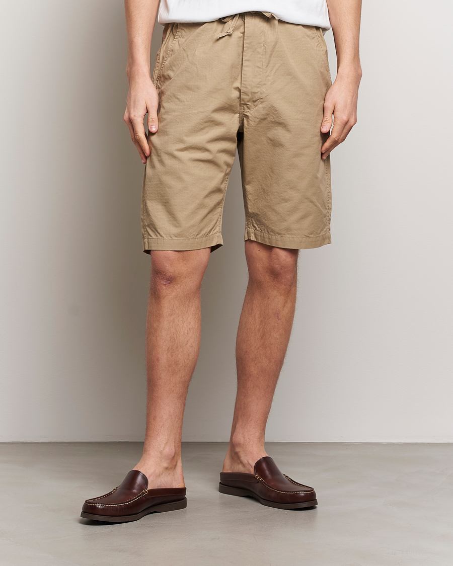 Heren | Afdelingen | orSlow | New Yorker Shorts Beige