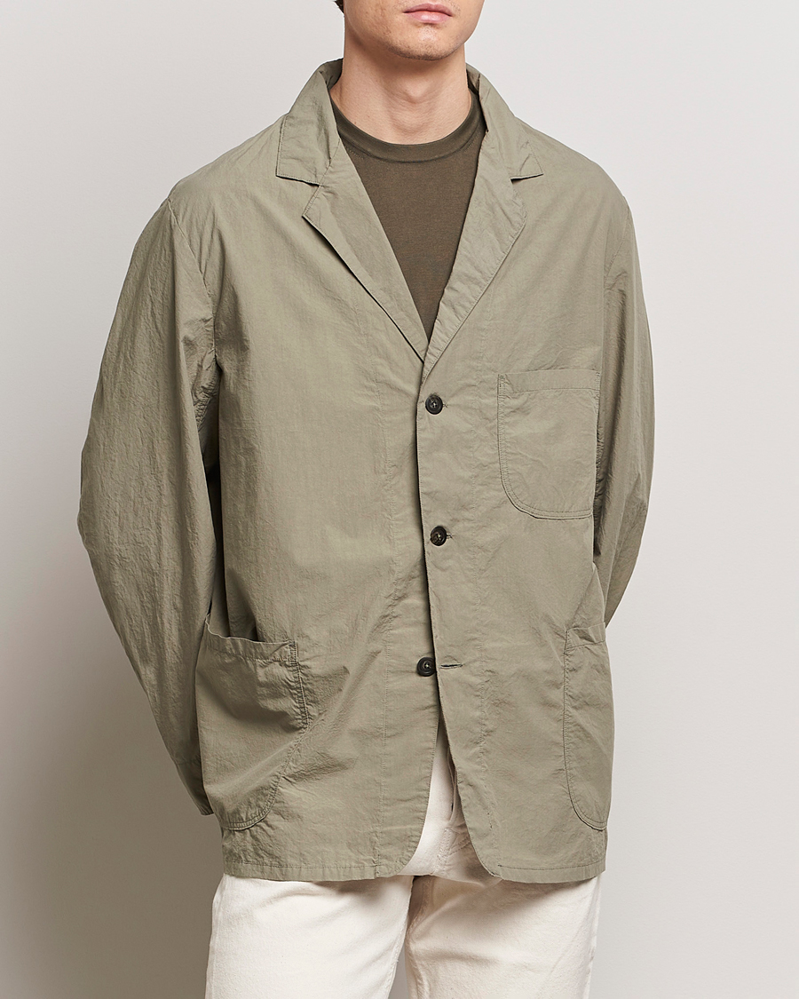 Heren | Japanese Department | orSlow | Unconstructed Cotton Blazer Greige