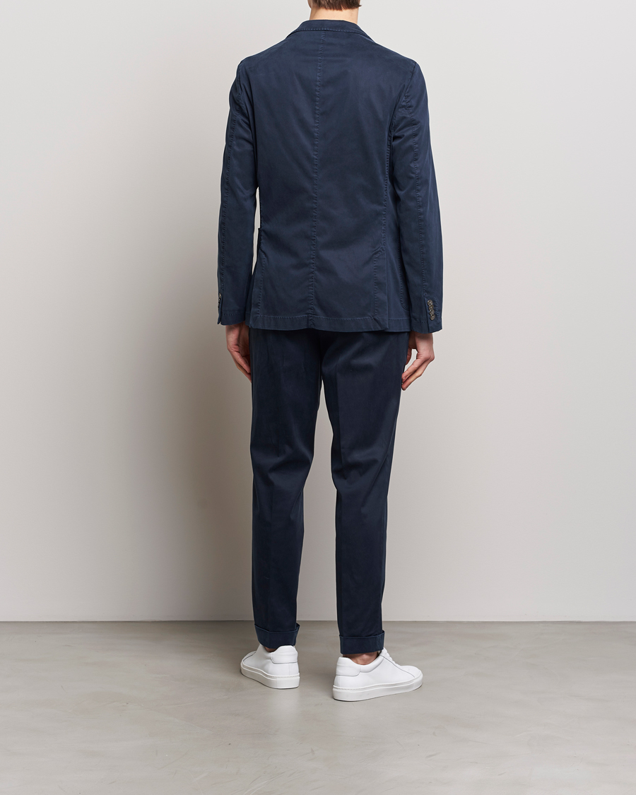 Heren | Pakken | BOSS BLACK | Hanry Cotton Suit Dark Blue