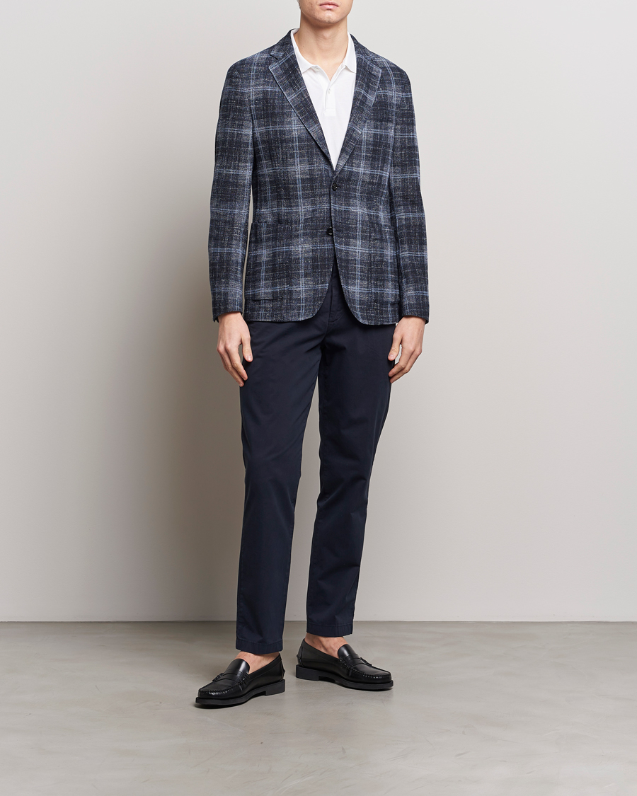 Heren | Broeken | BOSS BLACK | Kaiton Cotton Pants Dark Blue