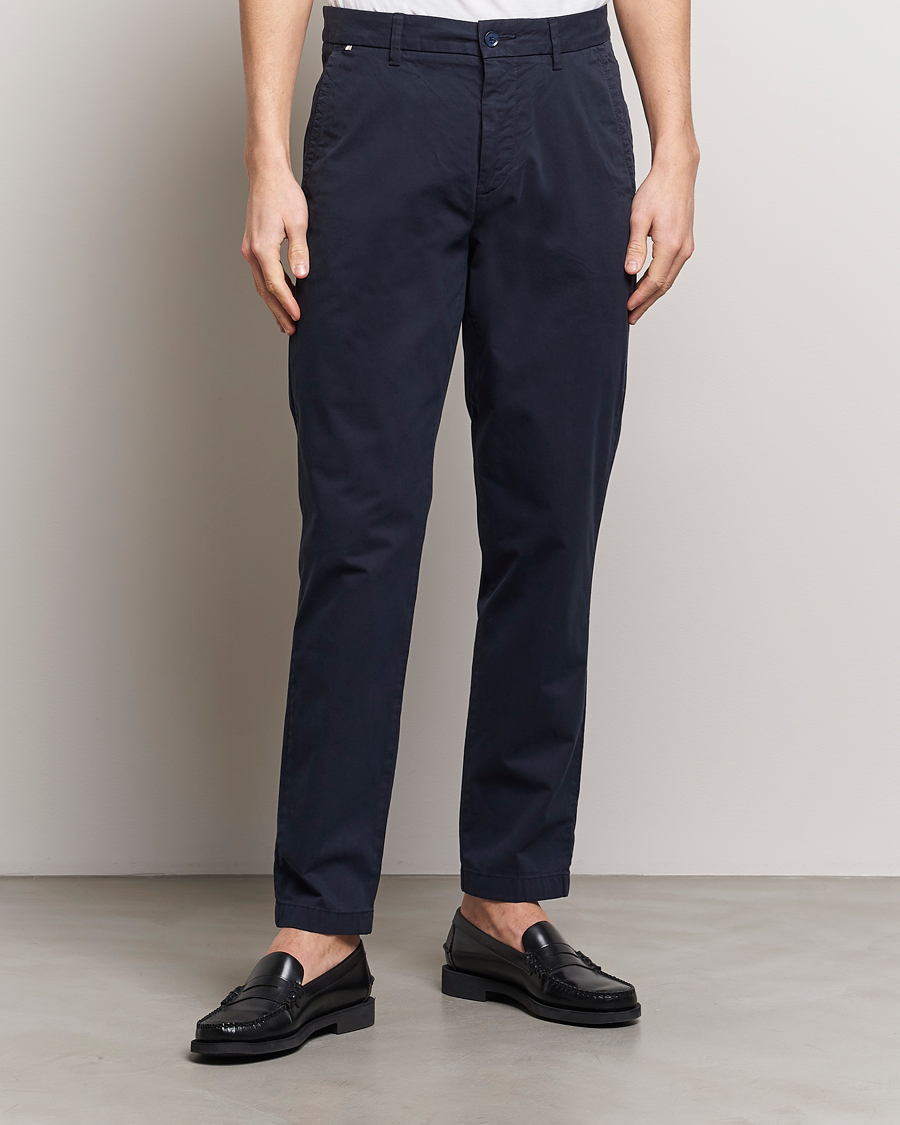 Heren | Kleding | BOSS BLACK | Kaiton Cotton Pants Dark Blue