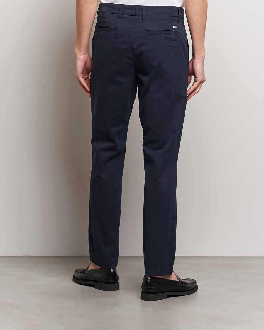 Heren | Broeken | BOSS BLACK | Kaiton Cotton Pants Dark Blue