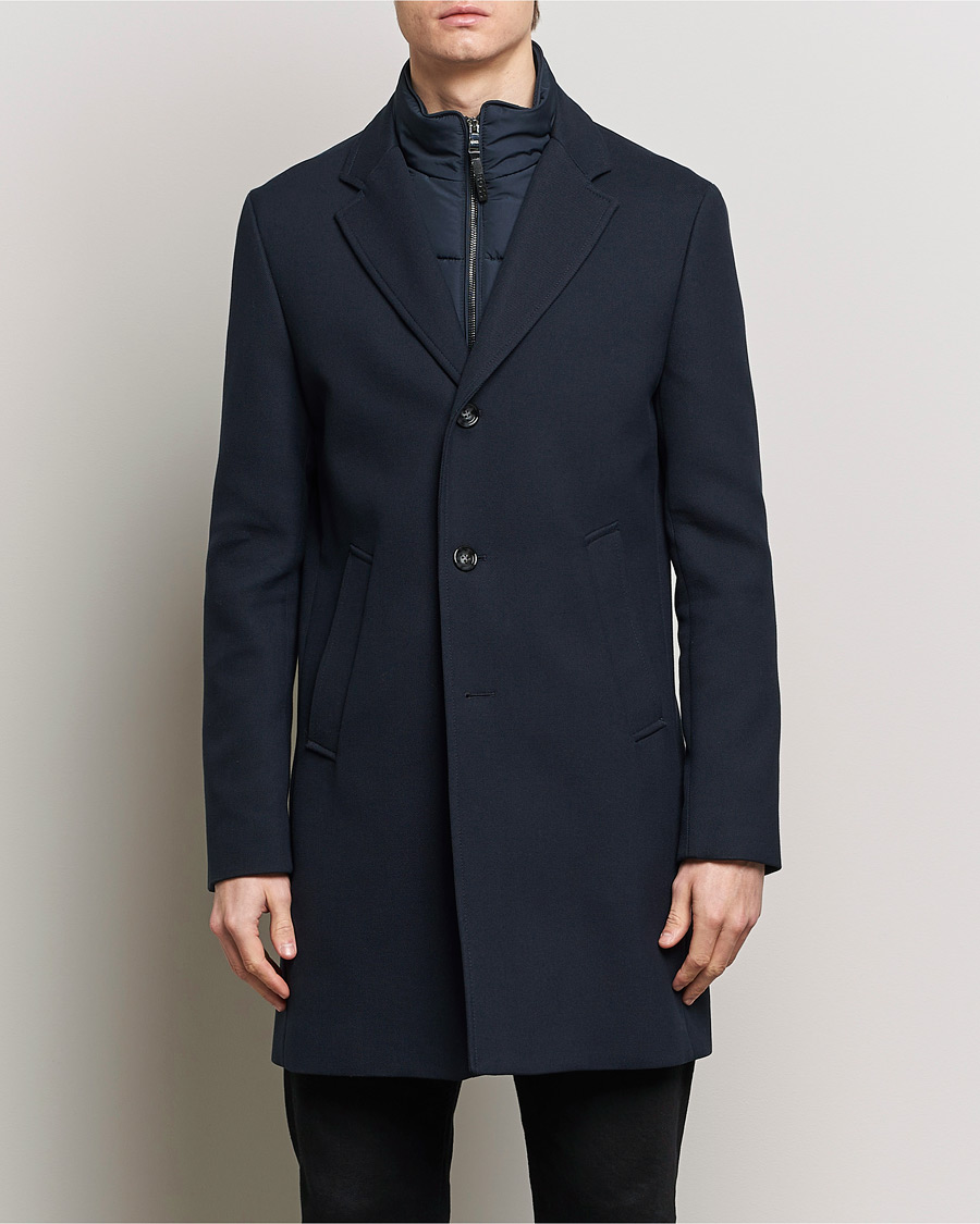 Heren | Lentejassen | BOSS BLACK | Hyde Cotton Coat Dark Blue