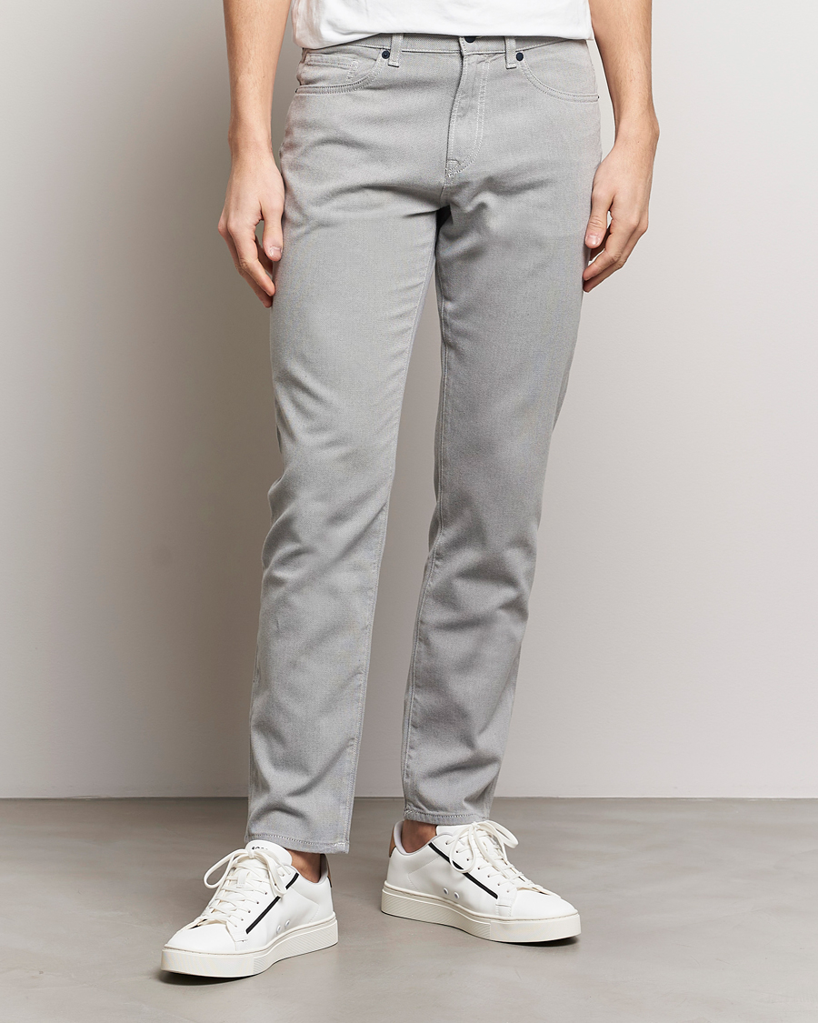 Heren | Casual broeken | BOSS BLACK | Re.Maine 5-Pocket Pants Grey