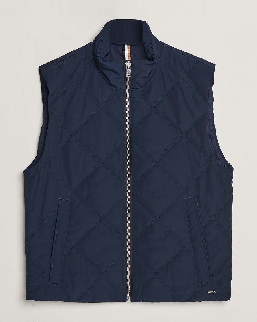 Heren | Jassen | BOSS BLACK | Crebo Vest Dark Blue