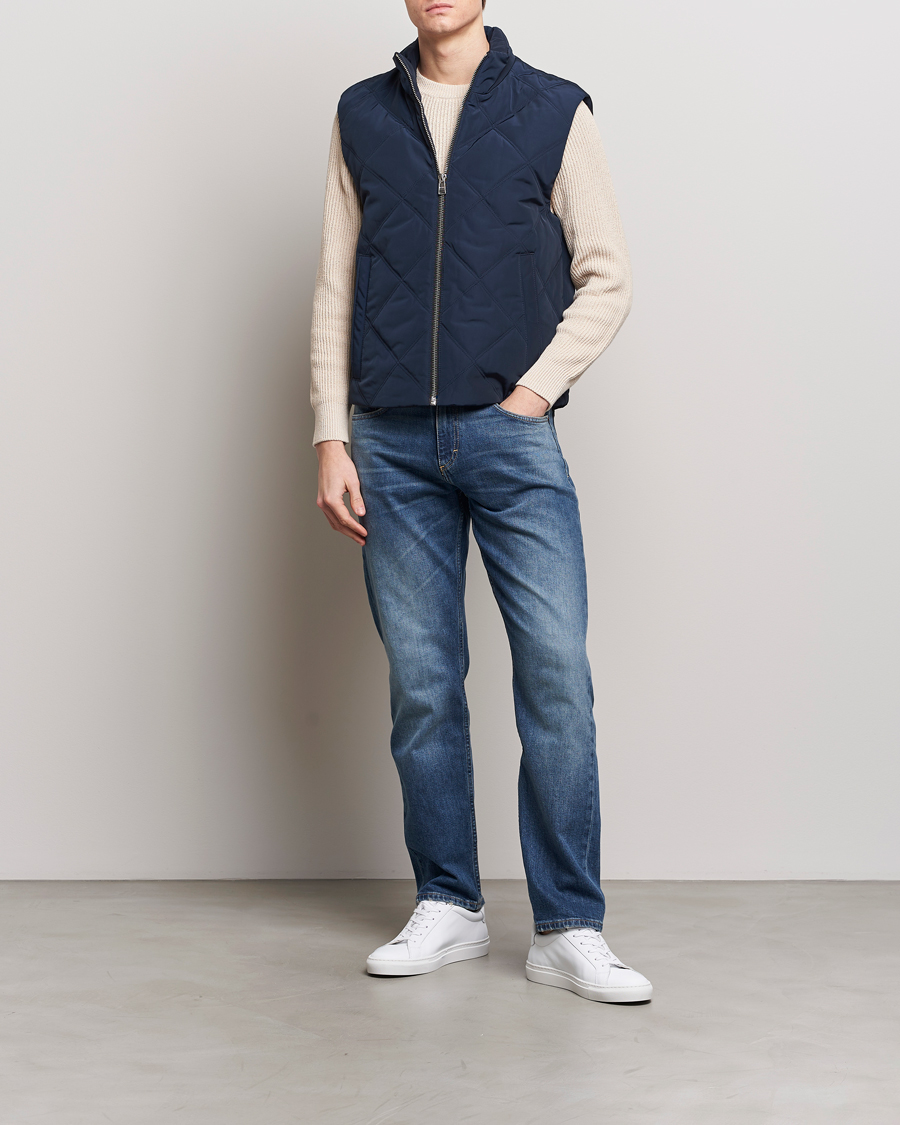 Heren | Jassen | BOSS BLACK | Crebo Vest Dark Blue