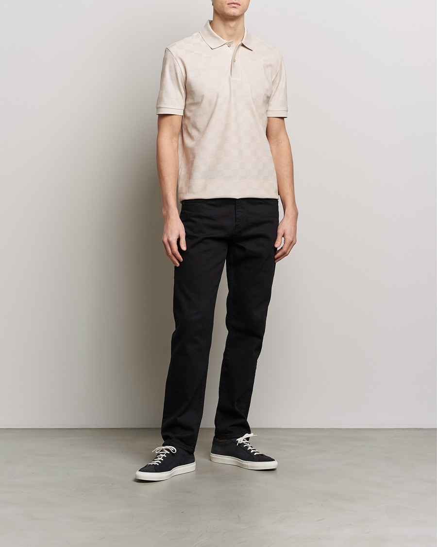 Heren | Polo's | BOSS BLACK | Porsche Parlay Jersey Piké Open White