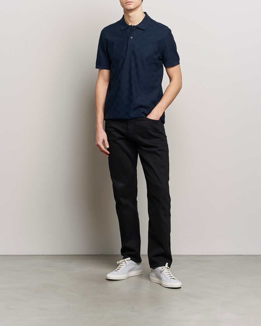 Heren | Polo's | BOSS BLACK | Porsche Parlay Jersey Piké Dark Blue
