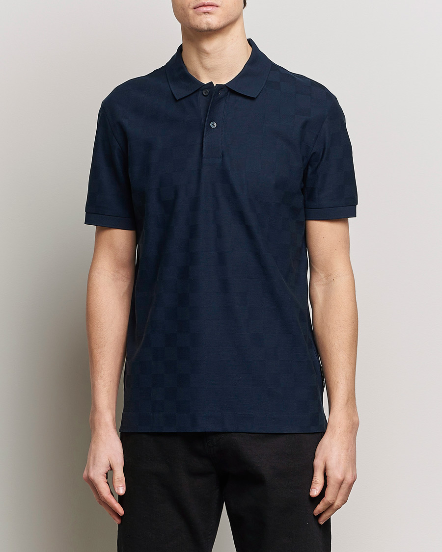 Heren |  | BOSS BLACK | Porsche Parlay Jersey Piké Dark Blue