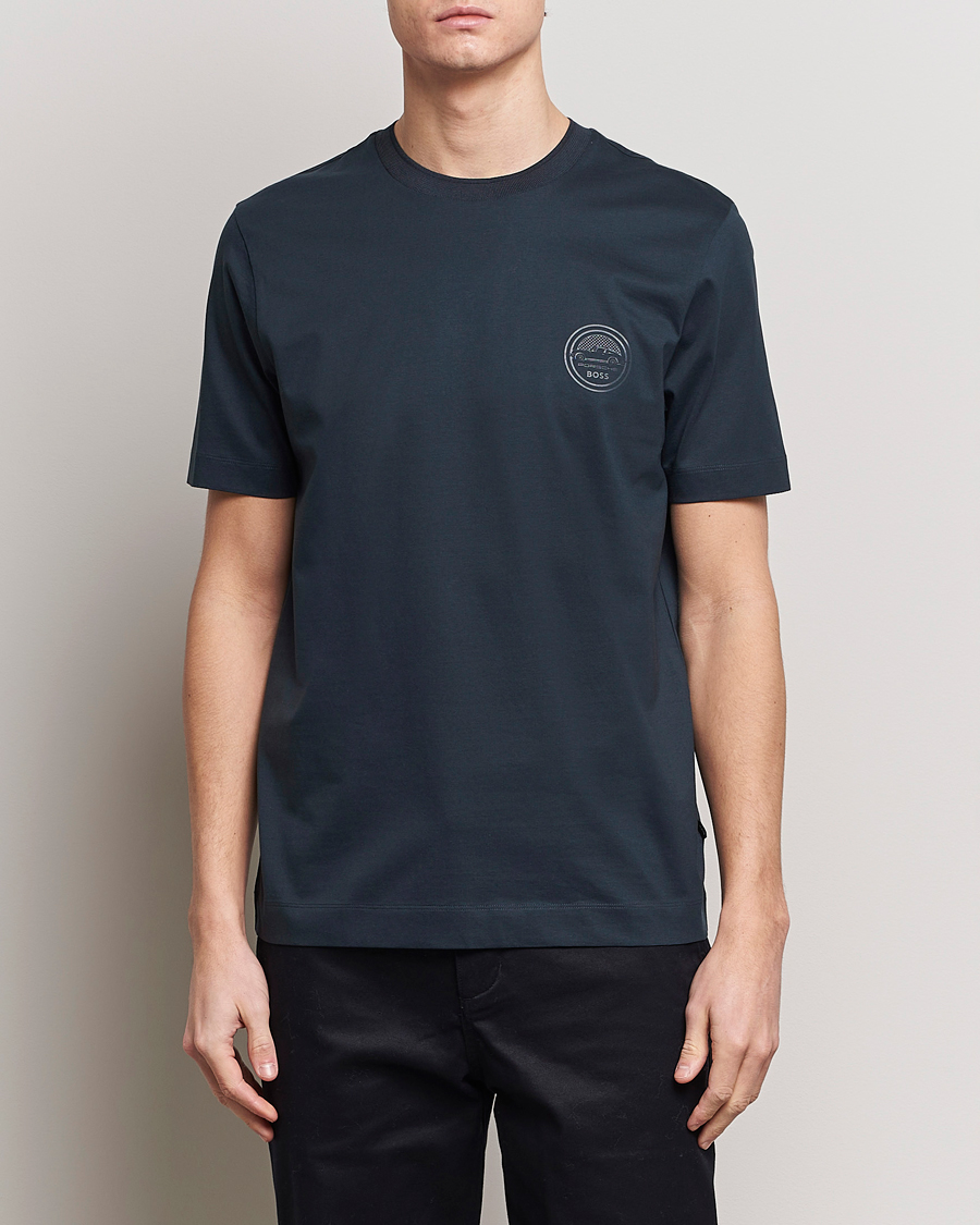 Men |  | BOSS BLACK | Porsche Thompson T-Shirt Dark Blue