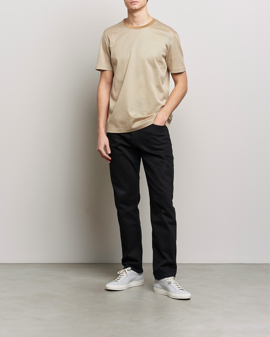 Heren | T-shirts | BOSS BLACK | Tiburt Crew Neck T-Shirt Medium Beige