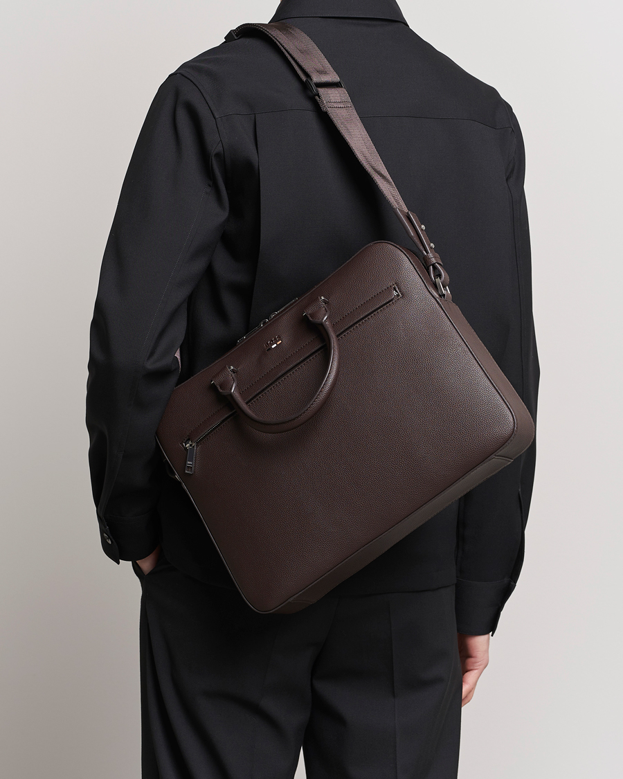 Heren | BOSS BLACK Ray Document Case Dark Brown | BOSS BLACK | Ray Document Case Dark Brown