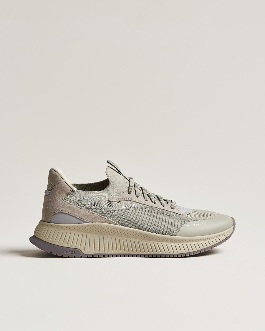 Heren | BOSS BLACK Titanium Evo Sneaker Open Grey | BOSS BLACK | Titanium Evo Sneaker Open Grey