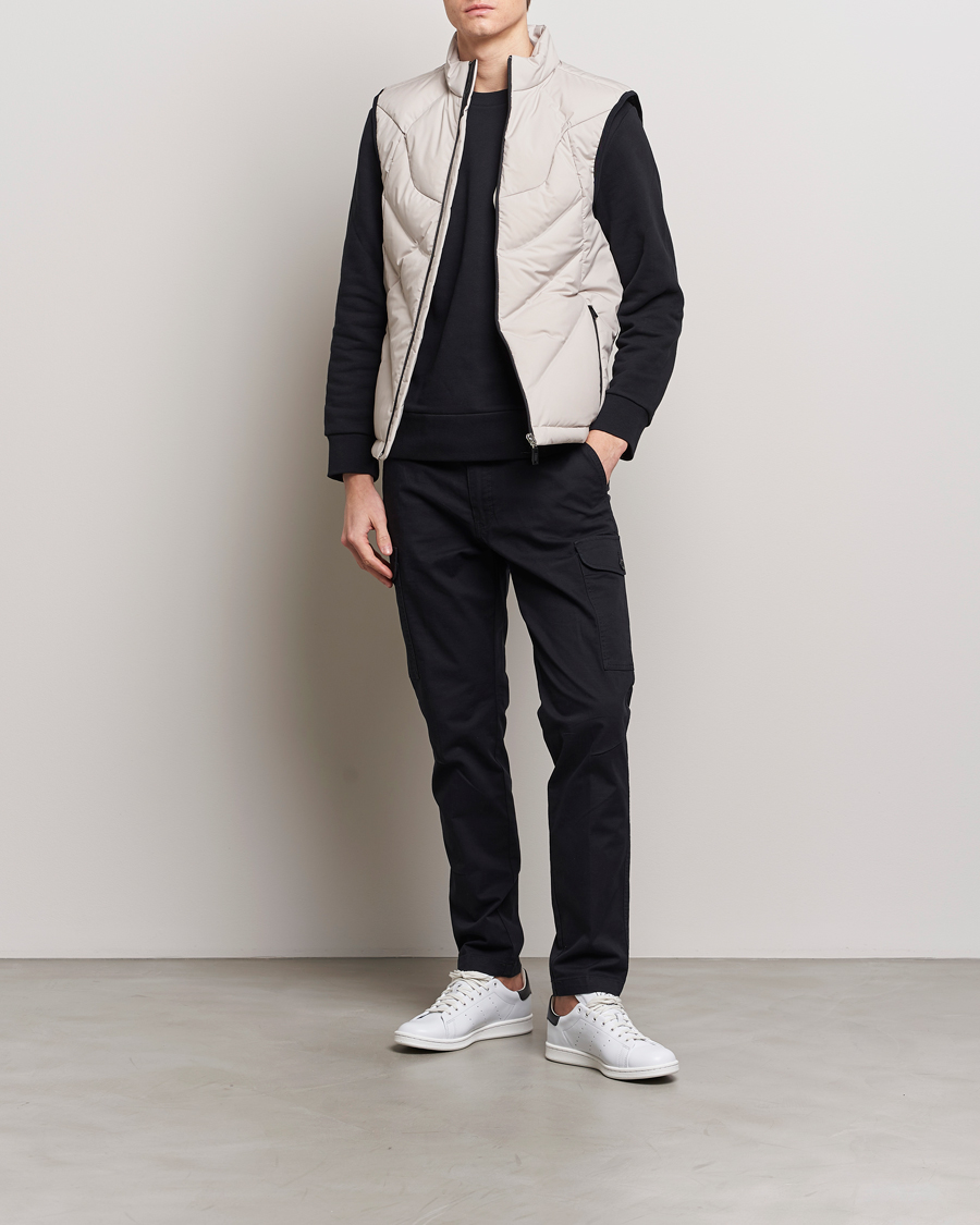 Heren | Jassen | BOSS GREEN | Titanium Vest Light Beige
