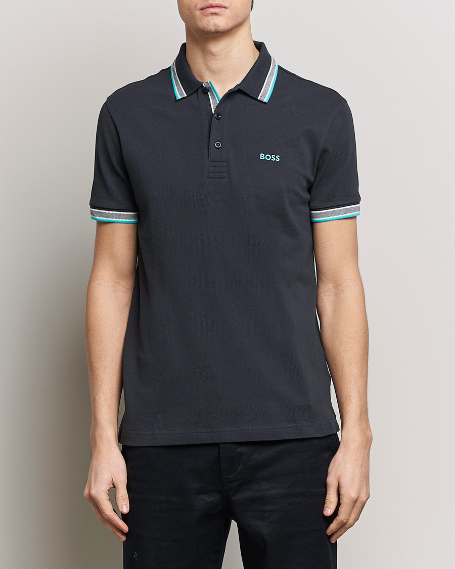 Heren | Poloshirts met korte mouwen | BOSS GREEN | Paddy Piké Dark Blue