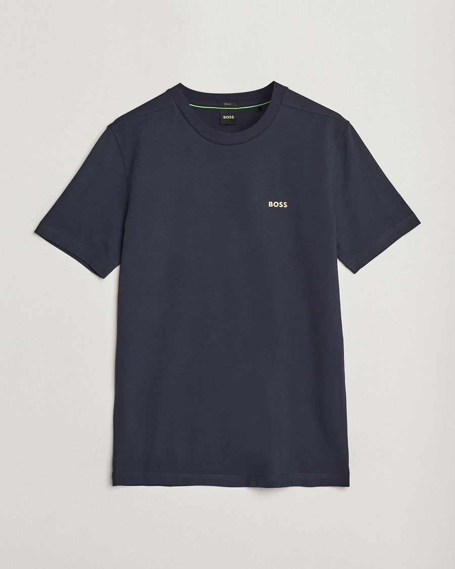 Heren | T-shirts | BOSS GREEN | Crew Neck T-Shirt Dark Blue