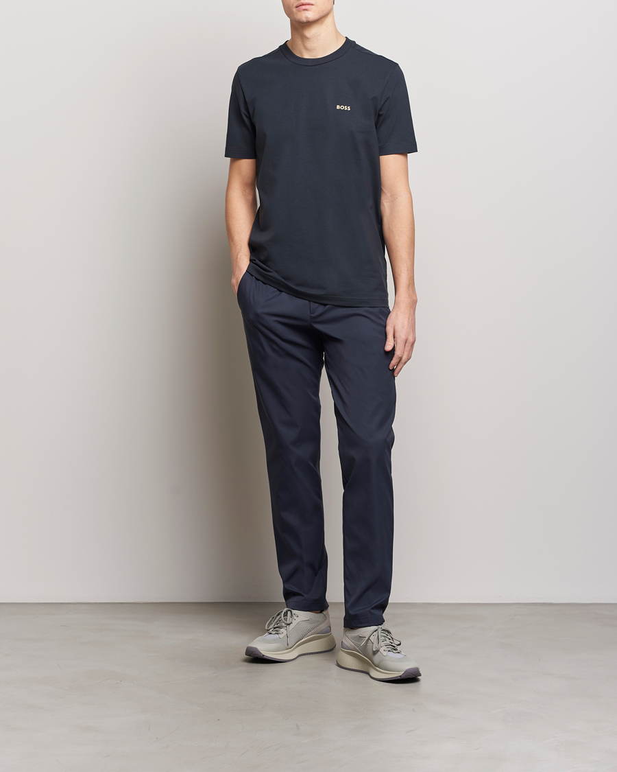 Heren | T-shirts | BOSS GREEN | Crew Neck T-Shirt Dark Blue