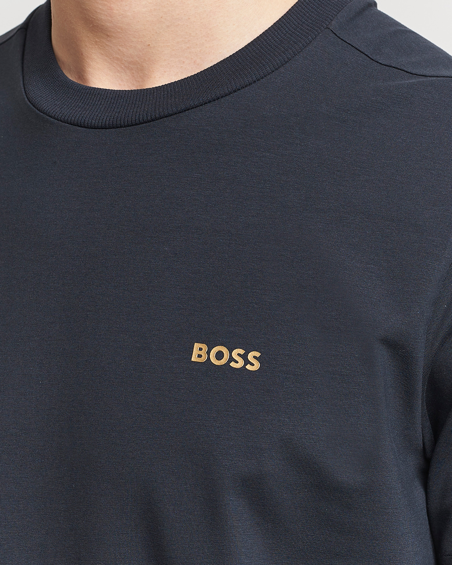 Heren | T-shirts | BOSS GREEN | Crew Neck T-Shirt Dark Blue