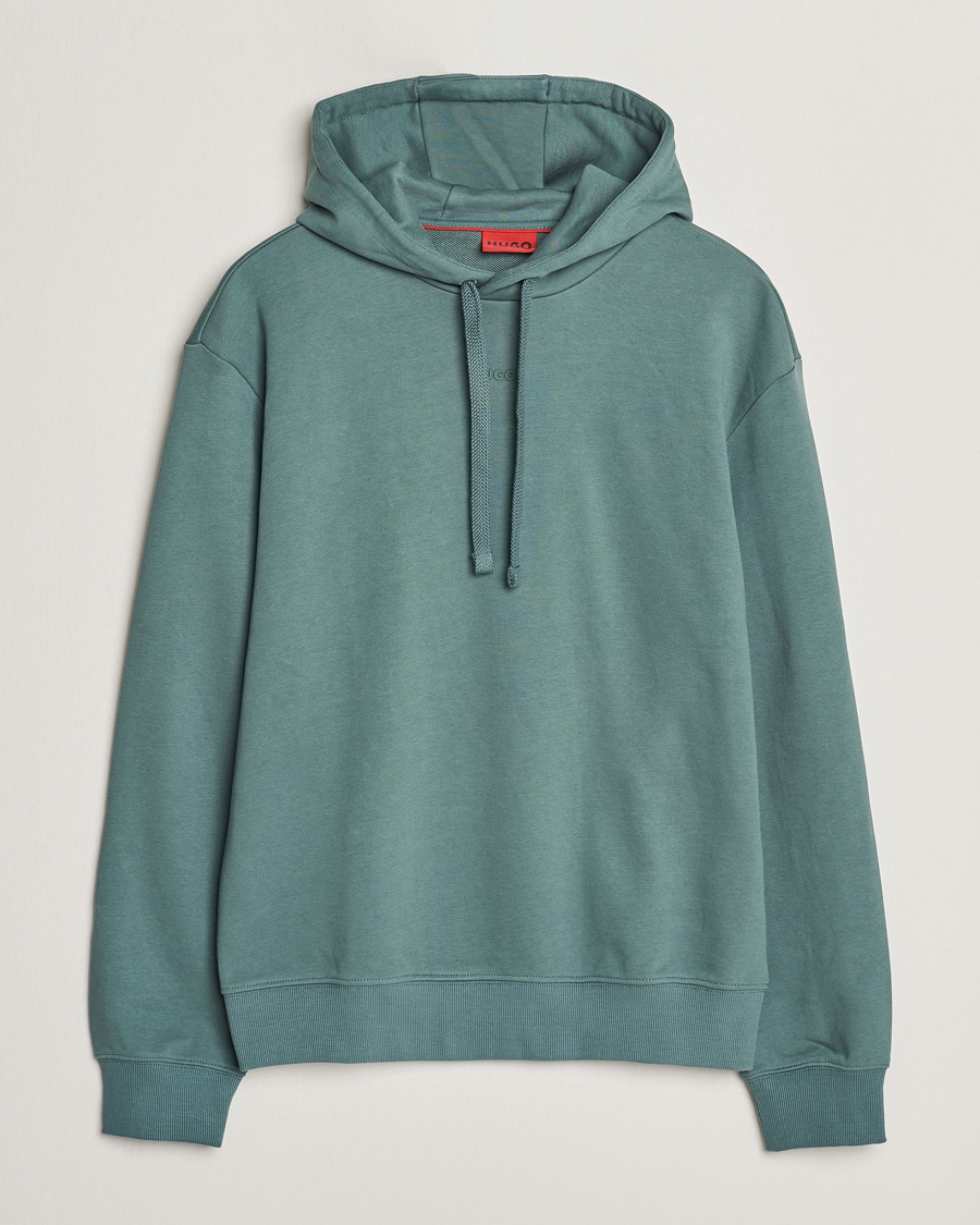 Heren | Truien | HUGO | Dapo Logo Hoodie Dark Green