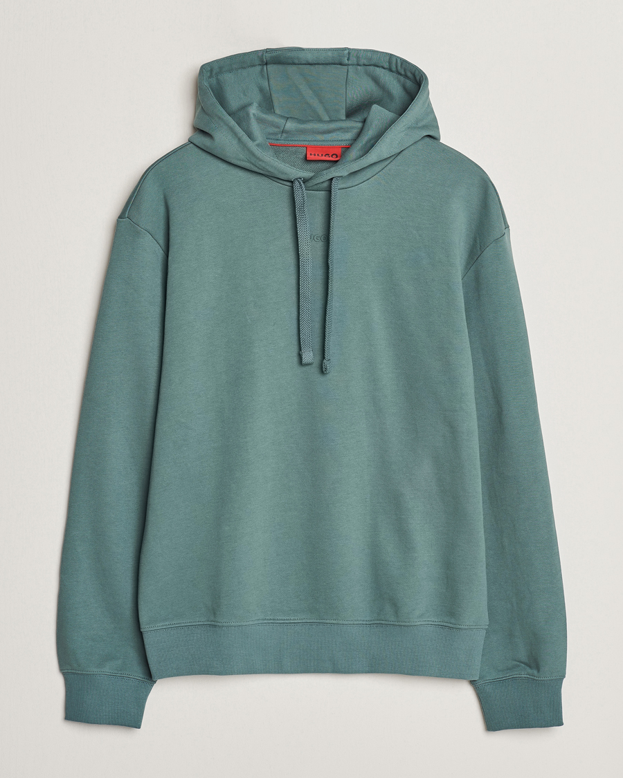 Heren |  | HUGO | Dapo Logo Hoodie Dark Green