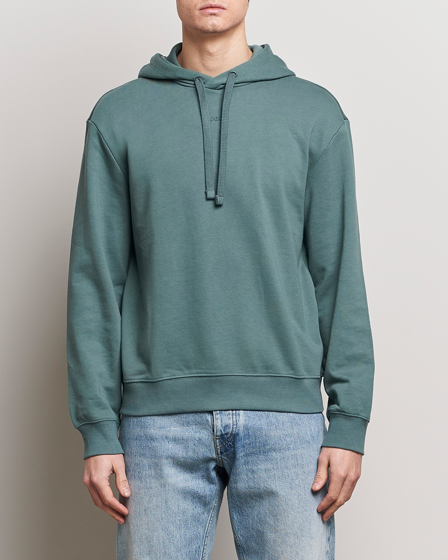 Heren | Sale | HUGO | Dapo Logo Hoodie Dark Green