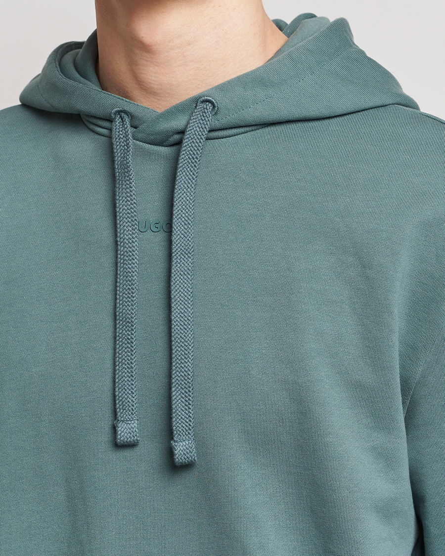 Heren | Truien | HUGO | Dapo Logo Hoodie Dark Green