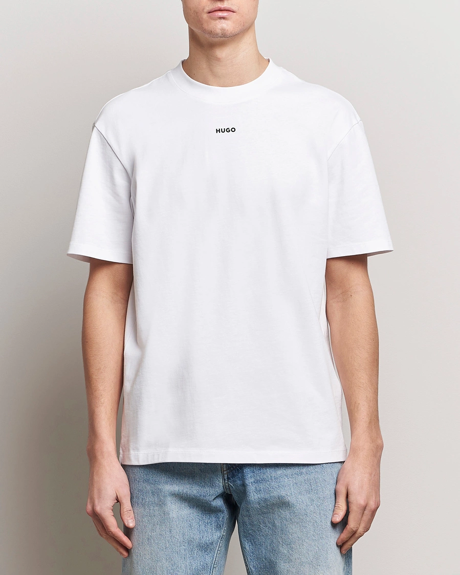 Heren | Witte T-shirts | HUGO | Dapolino T-Shirt White