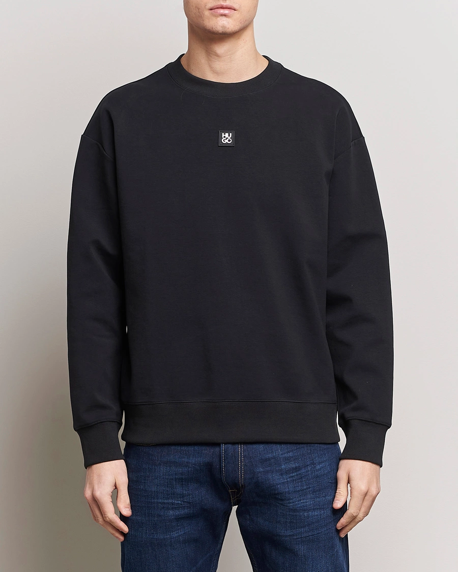 Heren | Sale | HUGO | Dettil Logo Sweatshirt Black