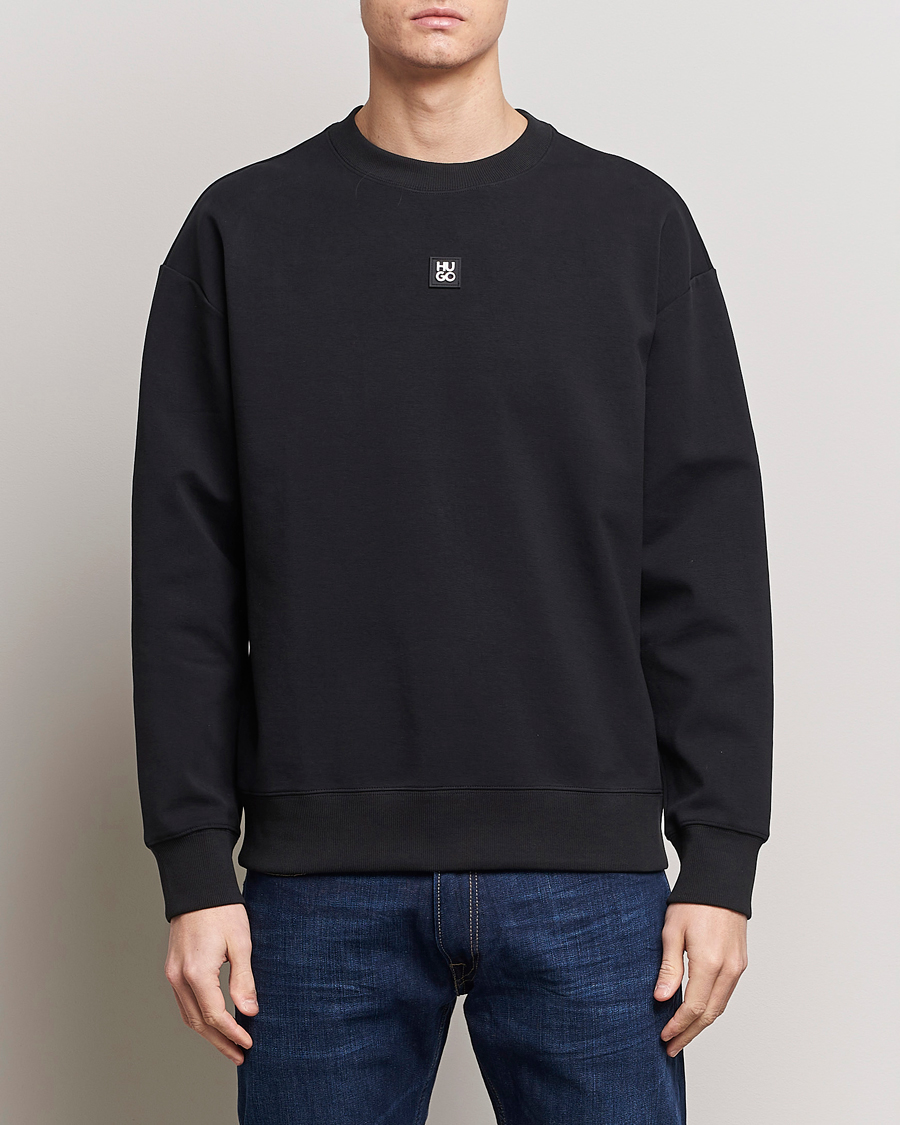 Men |  | HUGO | Dettil Logo Sweatshirt Black