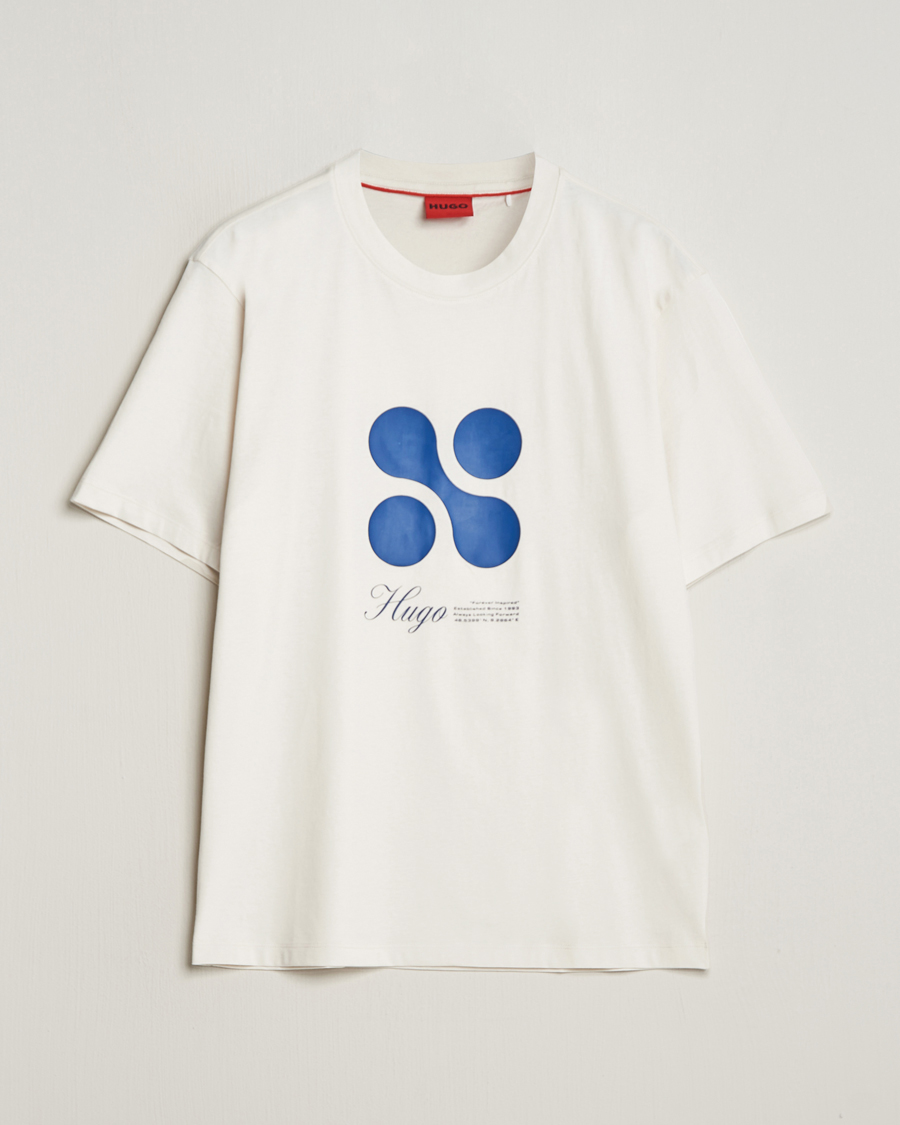 Heren | T-shirts | HUGO | Dooling Logo T-Shirt Open White