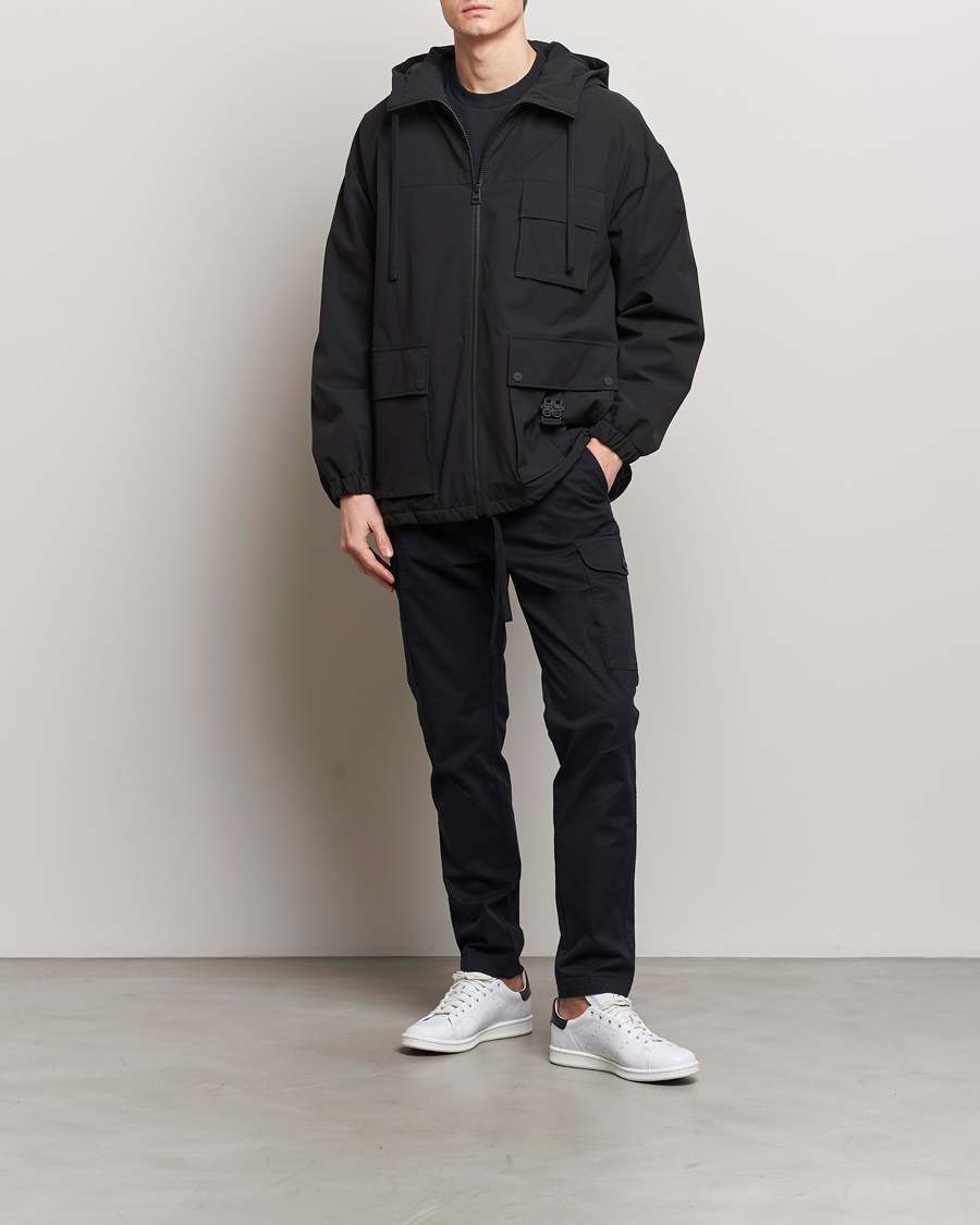 Heren | Jassen | HUGO | Borjo Hooded Jacket Black