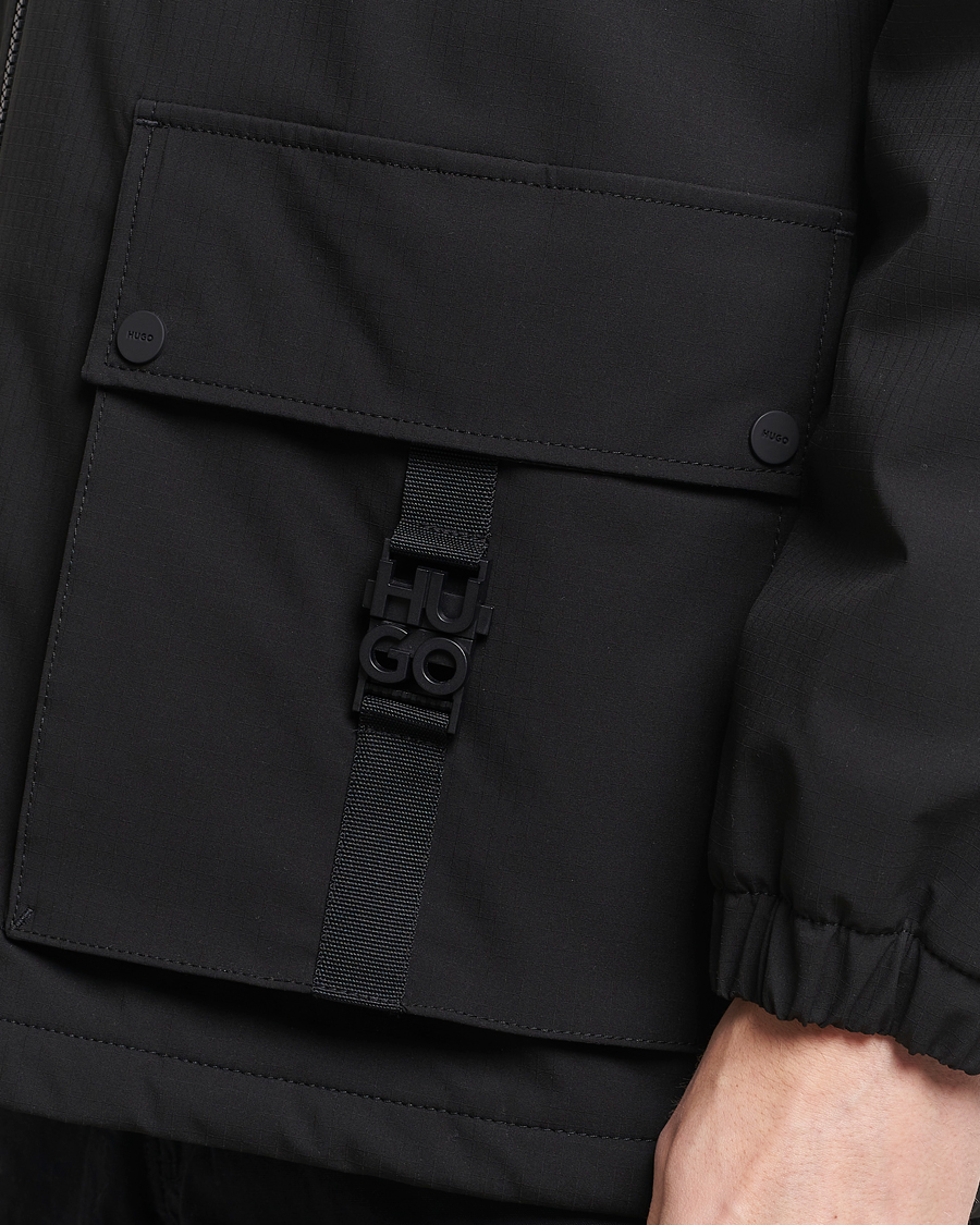 Heren | Jassen | HUGO | Borjo Hooded Jacket Black