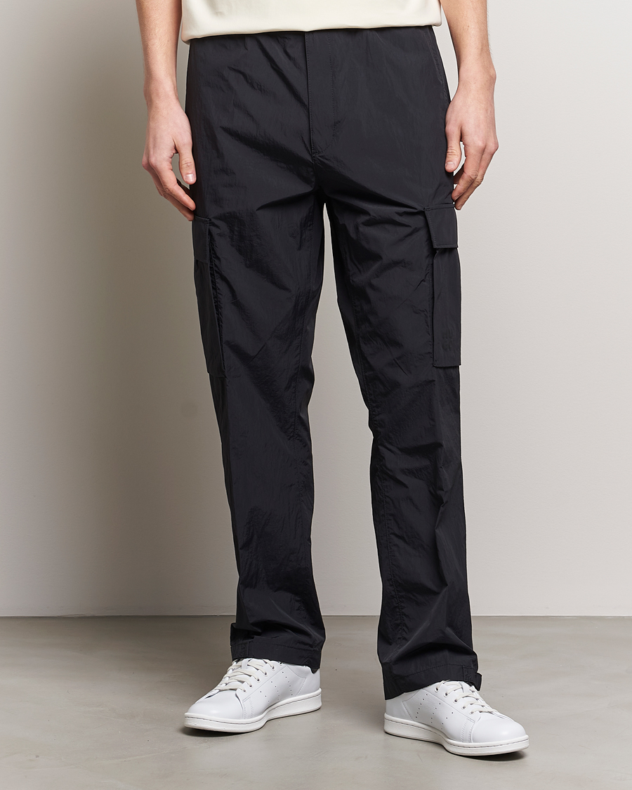 Men |  | HUGO | Gero Nylon Cargo Pants Black