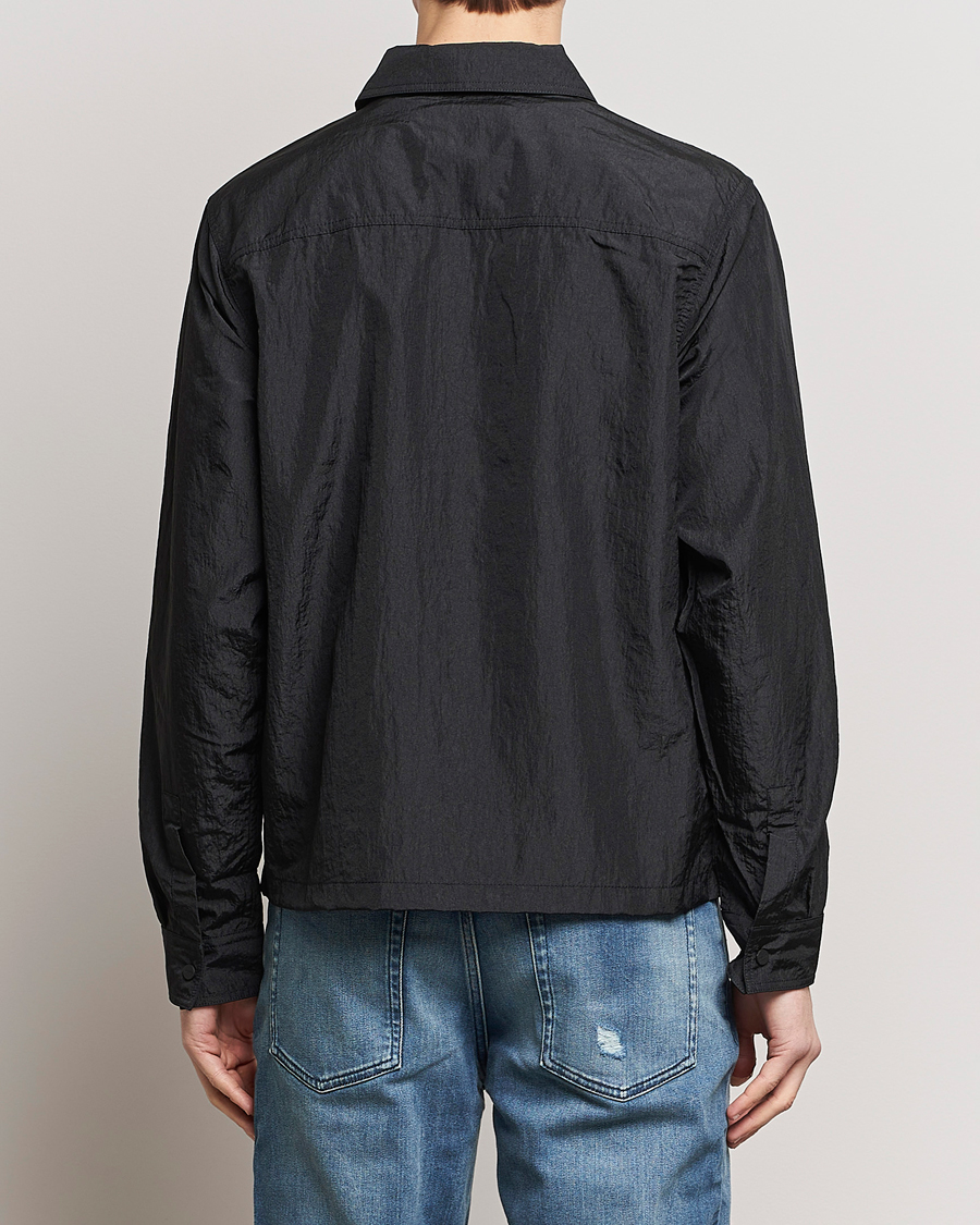 Heren | Overhemden | HUGO | Emalo Full-Zip Overshirt Black