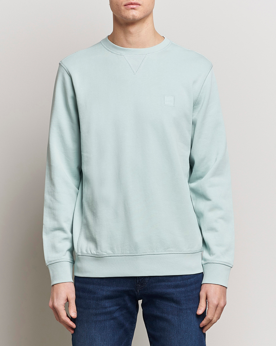 Heren | BOSS ORANGE | BOSS ORANGE | Westart Logo Sweatshirt Turquoise