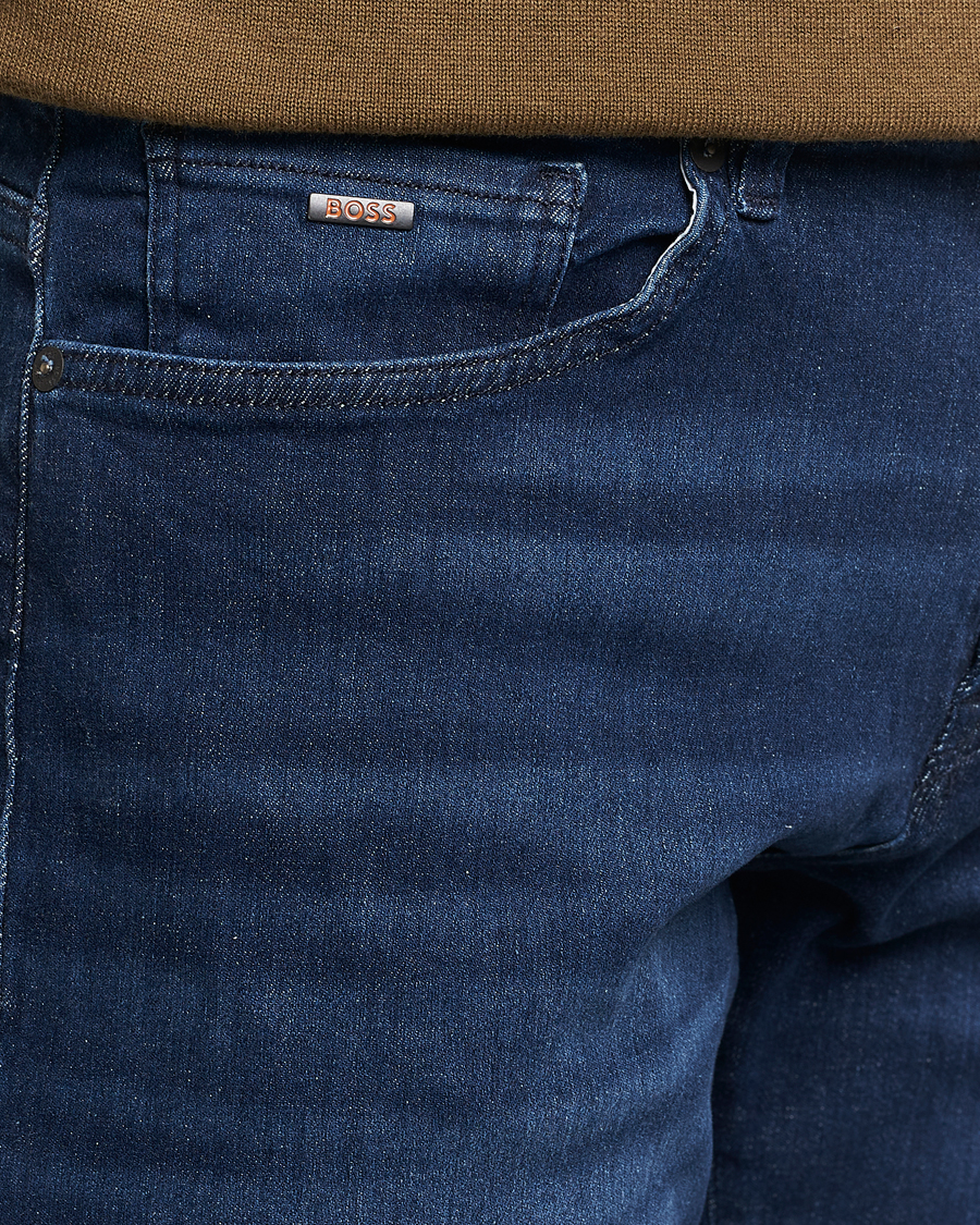 Heren | Jeans | BOSS ORANGE | Re.Maine Regular Fit Stretch Jeans Blue