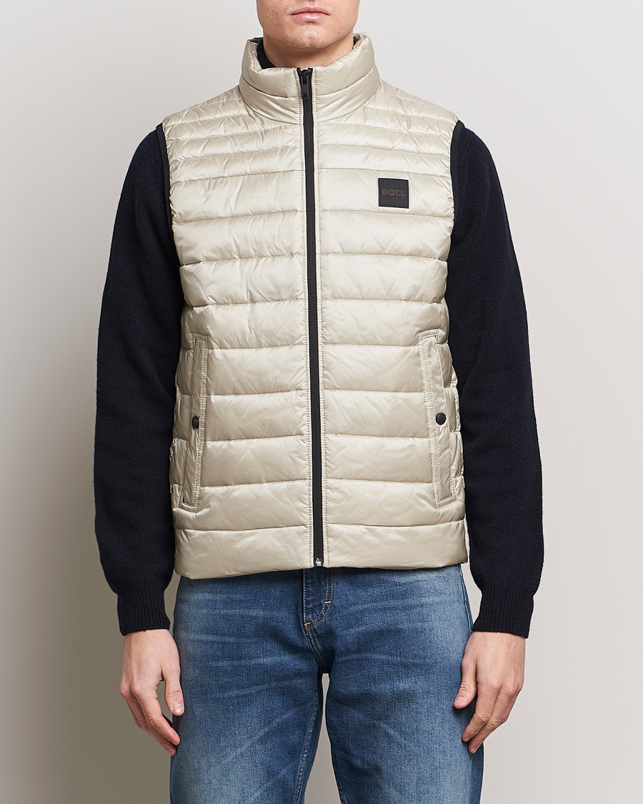 Heren | Sale -20% | BOSS ORANGE | Odeno1 Down Vest Light Beige