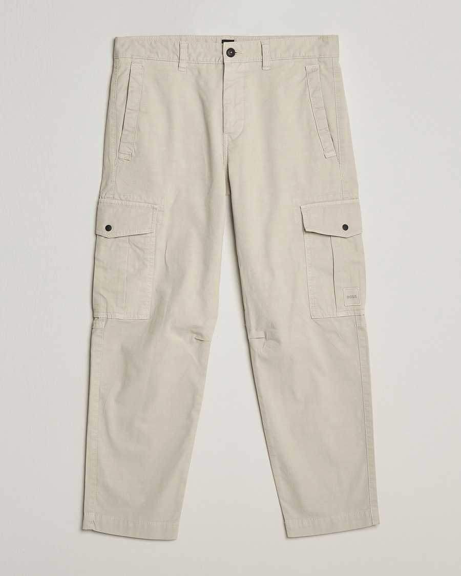 Heren | Broeken | BOSS ORANGE | Sisla 5-Pocket Cargo Pants Light Beige