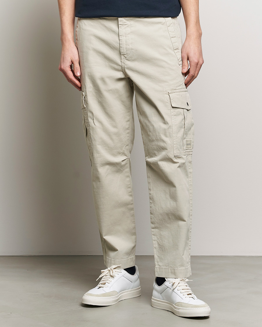 Heren | Broeken | BOSS ORANGE | Sisla 5-Pocket Cargo Pants Light Beige