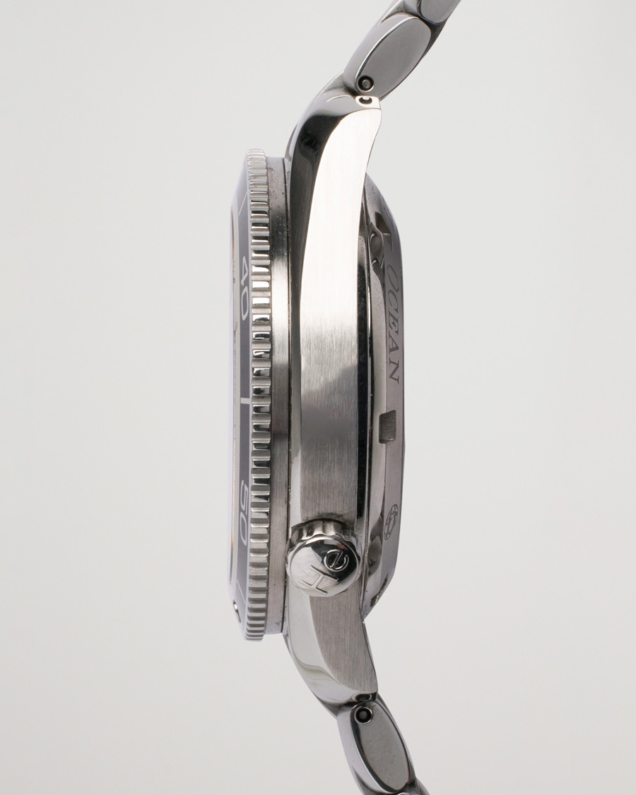 Heren | Omega Pre-Owned Seamaster Planet Ocean 2201.51.00 Steel Black Silver | Omega Pre-Owned | Seamaster Planet Ocean 2201.51.00 Steel Black Silver