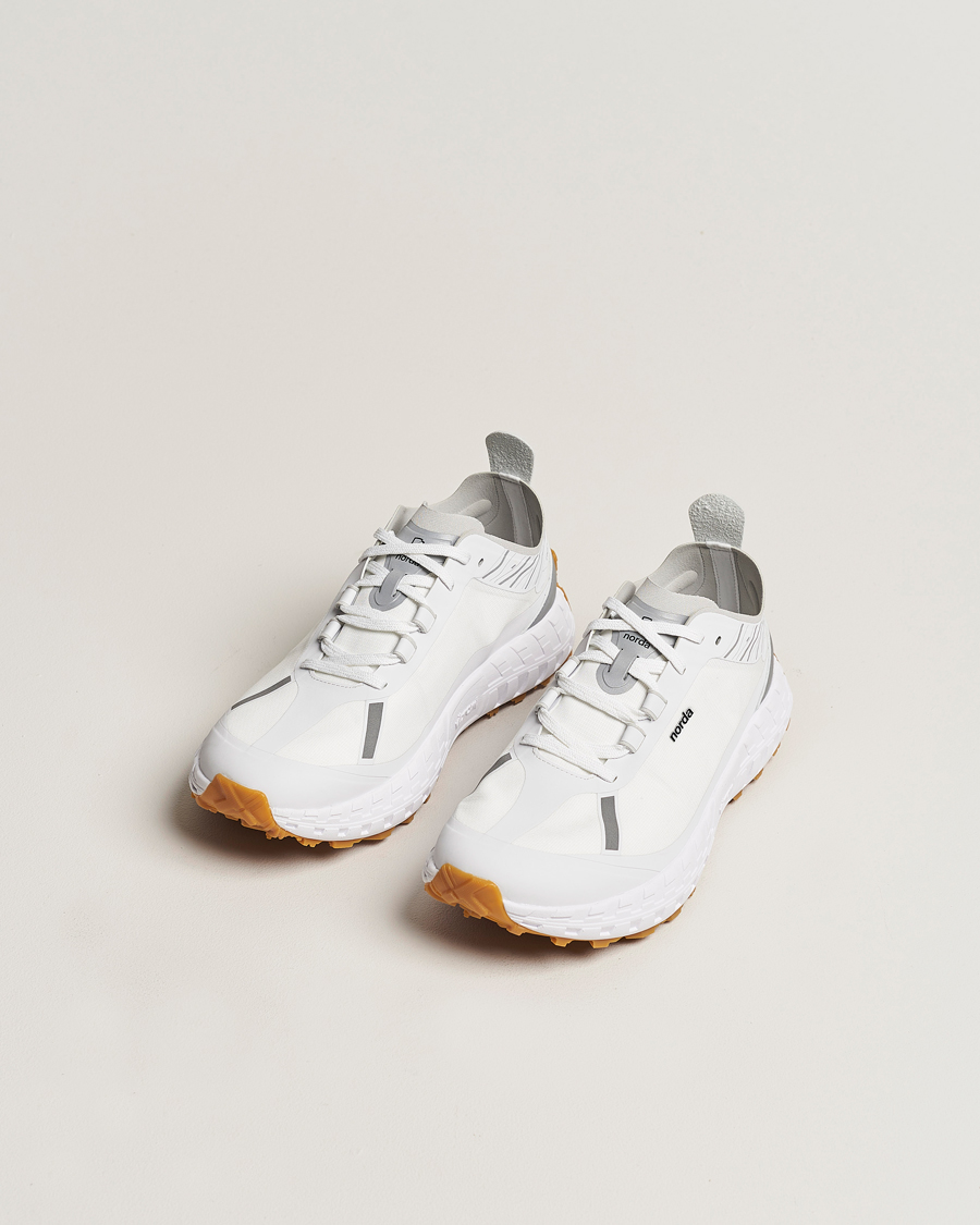 Heren | Witte sneakers | Norda | 001 Running Sneakers White/Gum