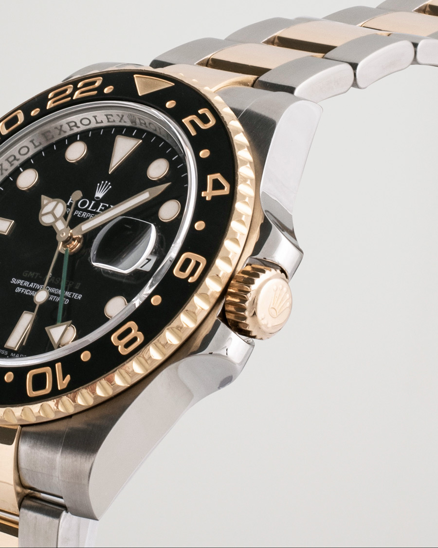 Heren | Rolex Pre-Owned GMT-Master II 116713N Silver | Rolex Pre-Owned | GMT-Master II 116713N Silver