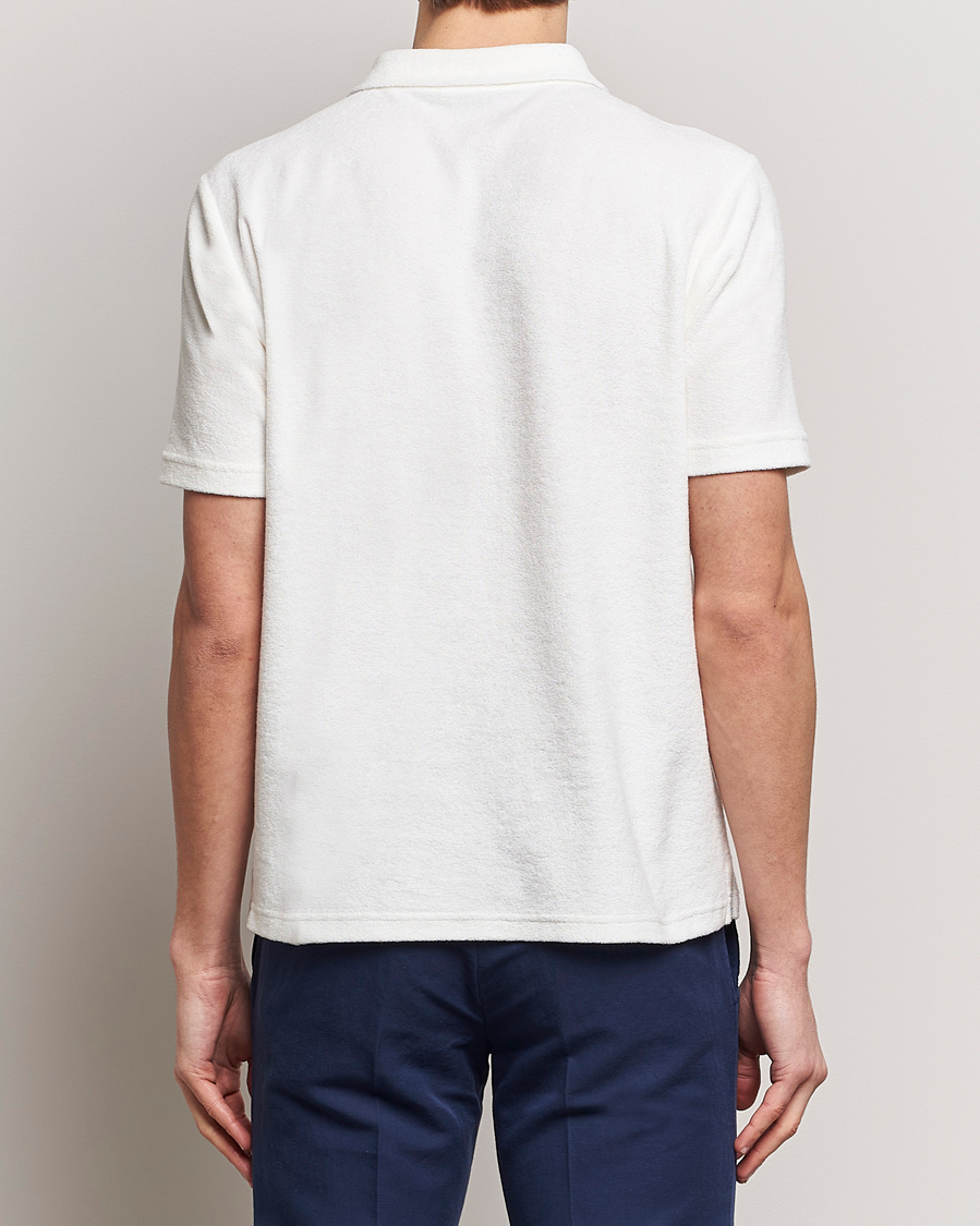 Heren | Polo's | Zanone | Terry Cotton Polo White